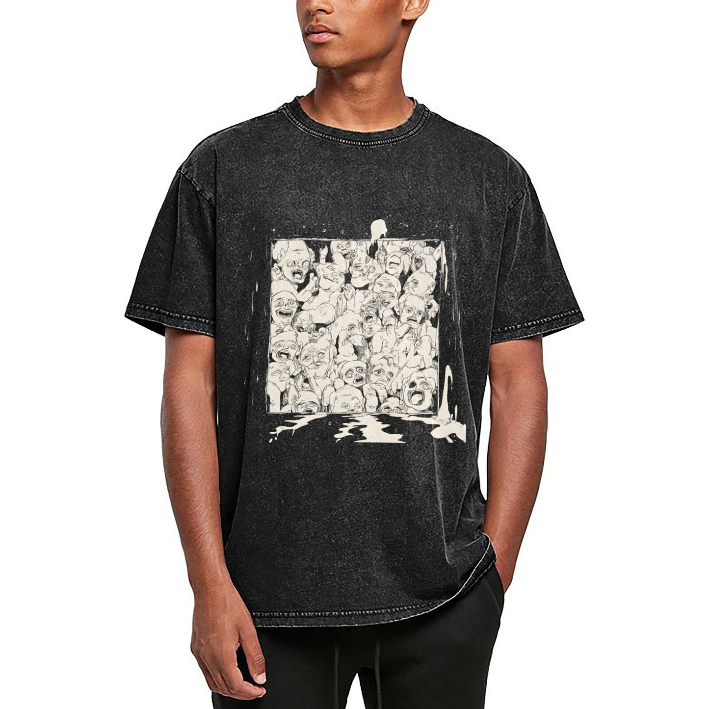 Men's Cotton T-Shirts Unisex Short Sleeves Casual T-Shirts for Men GOT097C