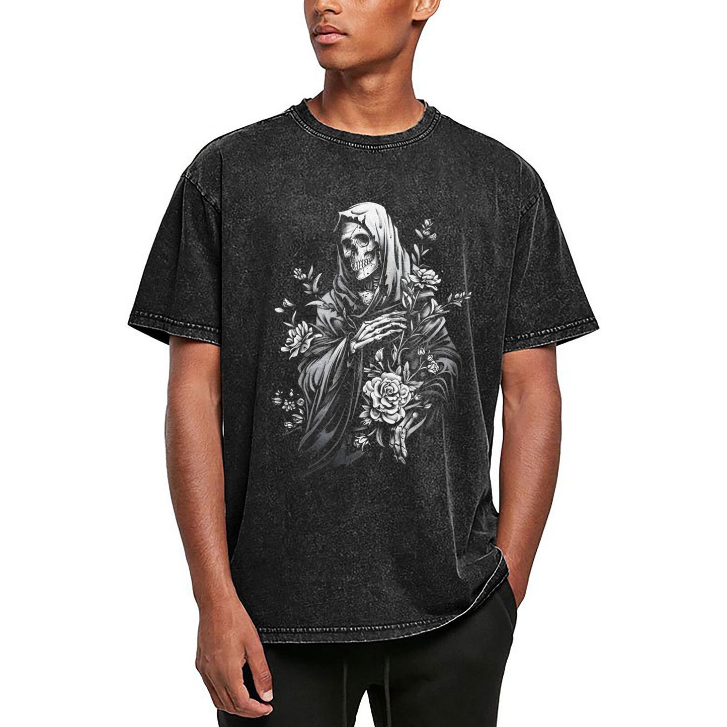 Men's Heavyweight Cotton Short Sleeve Crew Neck T-Shirt GOT101G