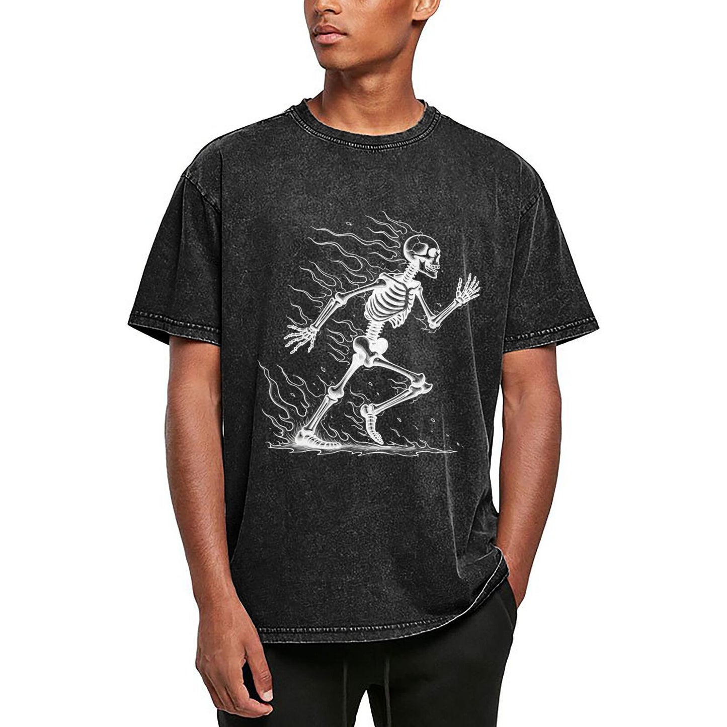 Men's Cotton T-Shirts Unisex Short Sleeves Casual T-Shirts for Men GOT096W